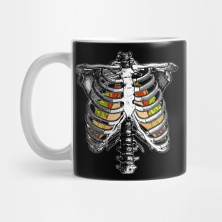 Halloween Couple Taco Skeleton Costume Mug